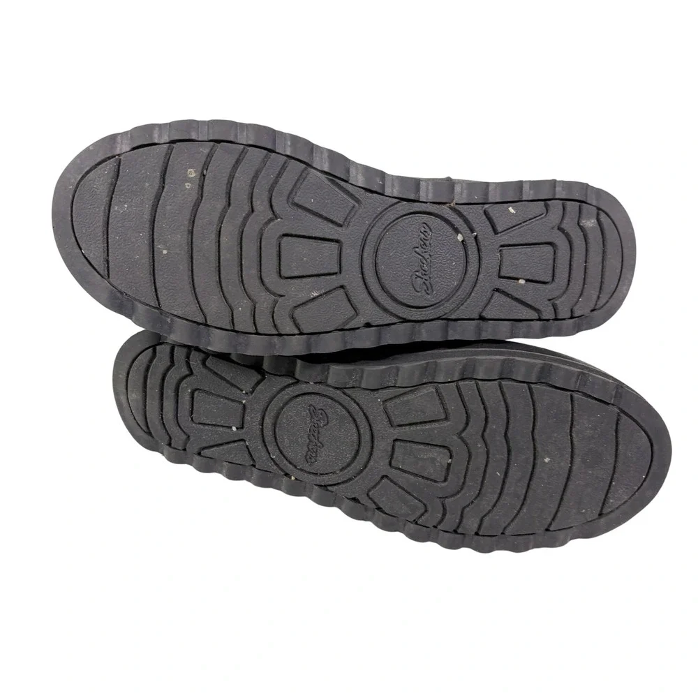 Skechers Keepsakes Night Peaks Winter Boots Women 7 Black Faux Suede Lined Ankle